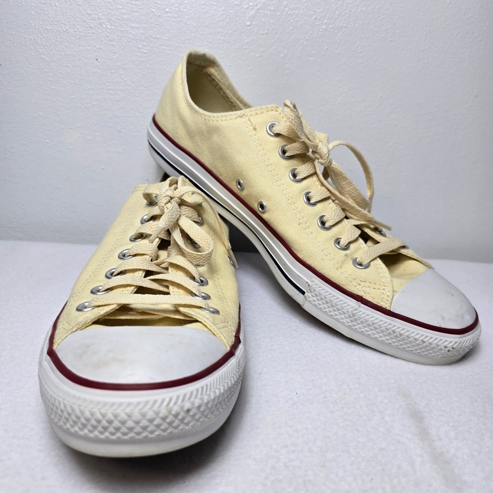 Converse Chuck‎ Taylor All Star Low Top Shoes Sneakers Yellow Mens 10 Womens 12
